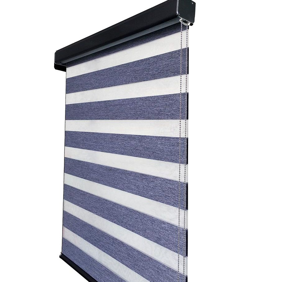 OEM Window Shade Polyester Fabric Day and Night Zebra Blind