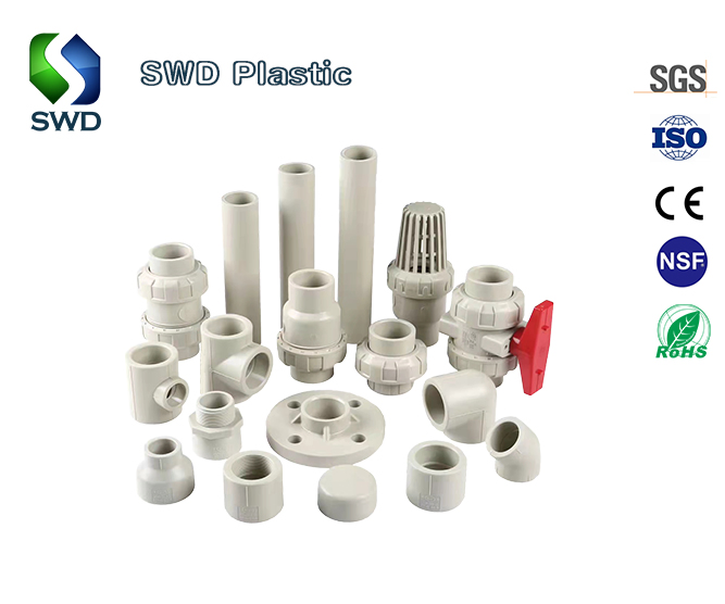 Swd High Quality Light Yellow Butt Weld Pph 90 Dge Elbow