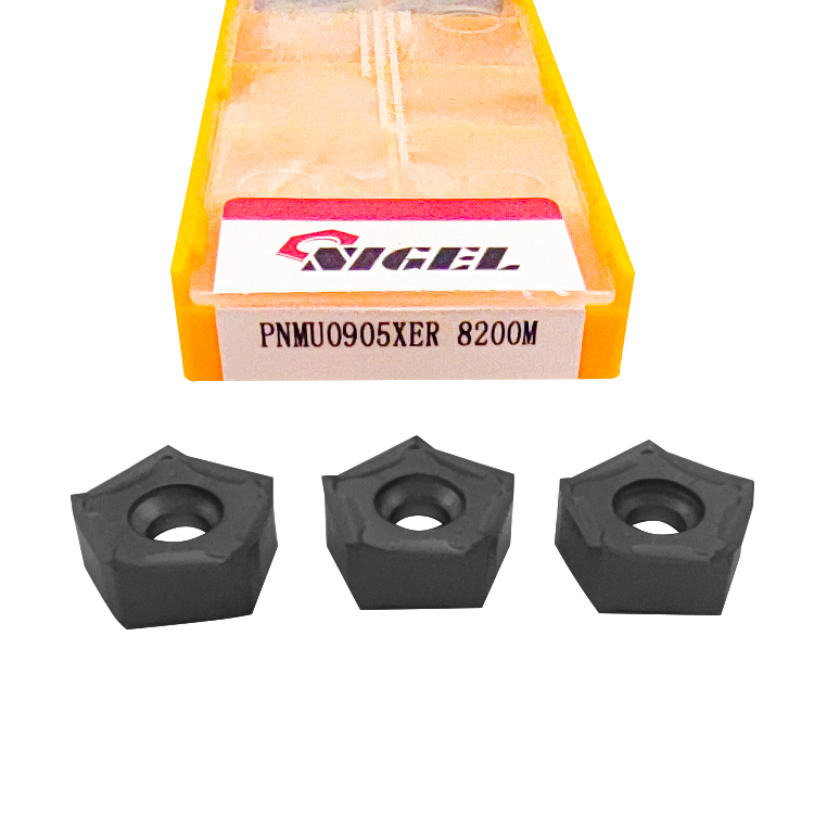 Pnmu0905 Shoulder Carbide Milling Inserts Machine Steel Lathe Tools Cutting Indexed Milling Tools for Milling Cutter