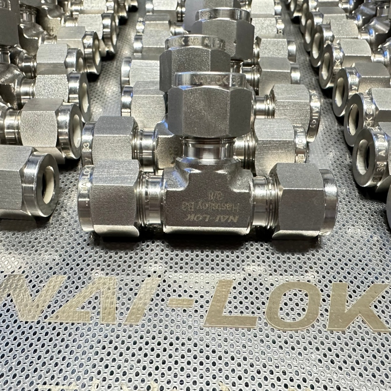Nai Lok High Strength Super-Duplex Steel 2507 S32750 Thread Fitting Male Tee 2.5mo Stainless Steel Instrument Pipe Fitting