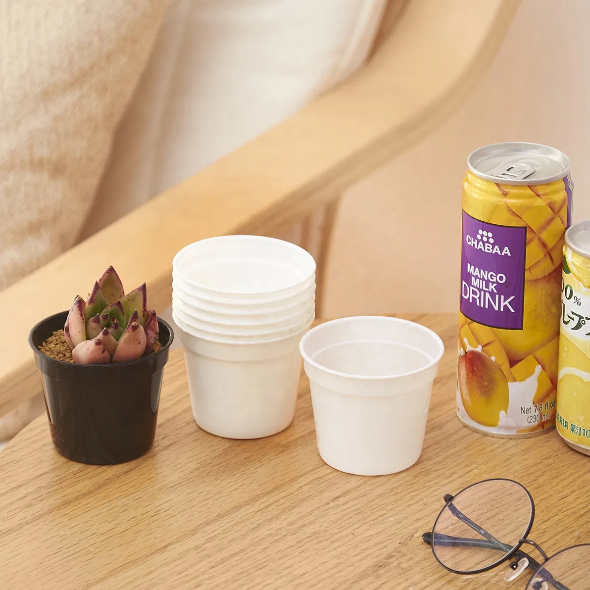 Горшки для рассады и суккулентов, 2.6 и 2.1 дюйма