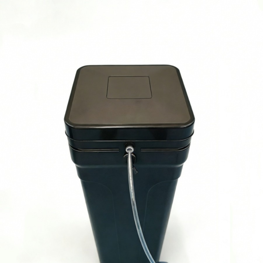 Black-Cased Water Softeners for Both Residential and Commercial Water Treatment.