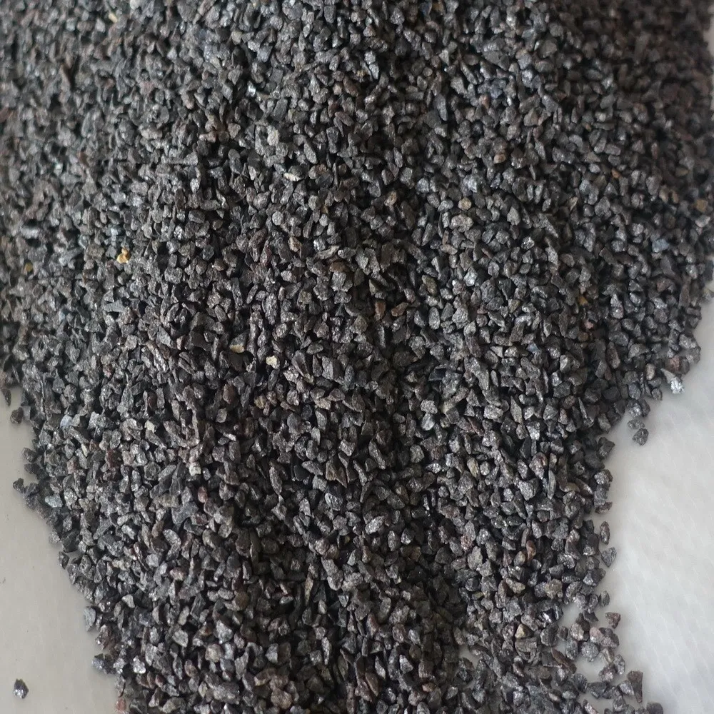 Sand Blasting Medium, Sandblasting Abrasive Used to Remove Rust and Paint, Black Corundum Aluminium Oxide
