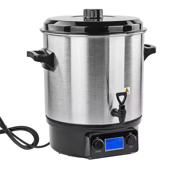 Commercial Preserving Cooker Stainless Steel Jam Warming Urn Controlled by Thermostat