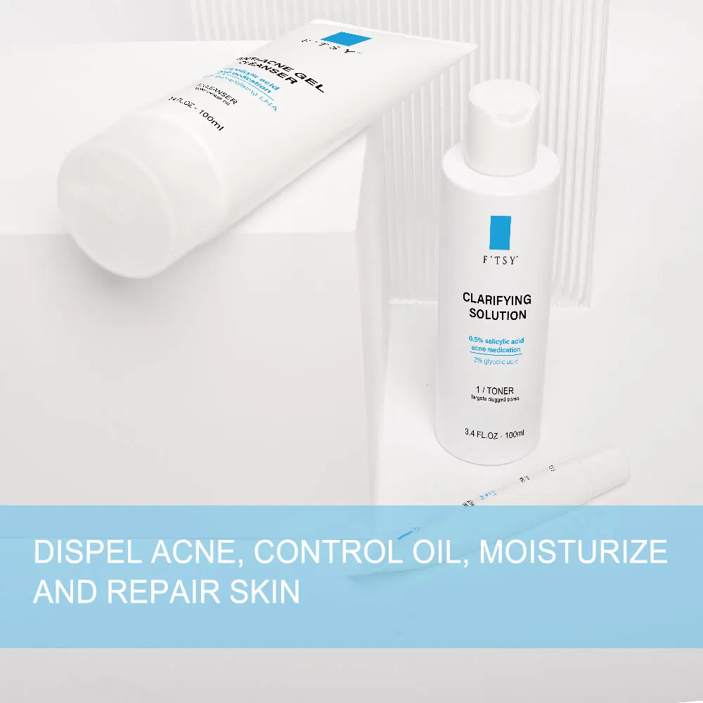 Custom Private Label Professional Acne Treatment Skincare Care Set Oil Control Men Grooming Care Kit