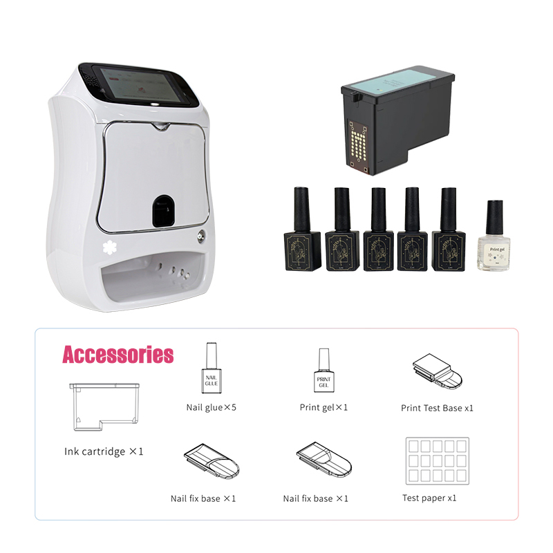 Professional Automatic Intelligent 3D LCD Touch Screen Nail Printer for Nail Art