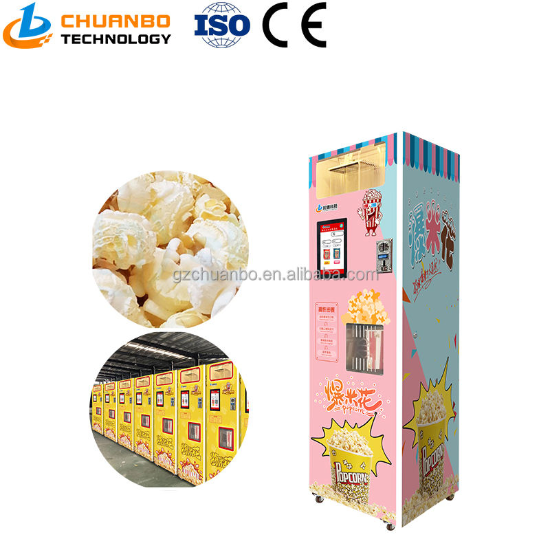 New Manufacture Factory Popcorn Vending Machine Automatic Popcorn Machine