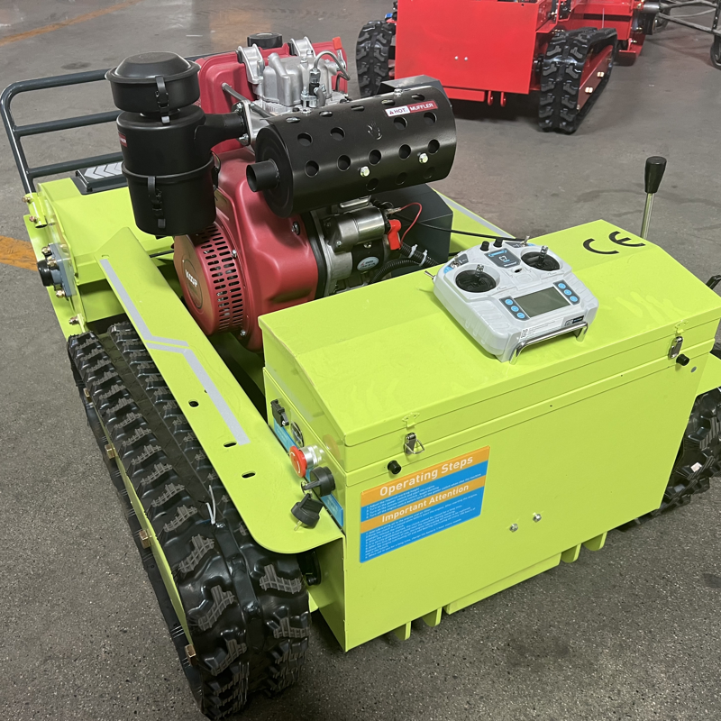 Powerful Diesel Lawn Mower with Smart Remote Control for Farms/RC Flail Mower/Lawn Mower/Garden Mower/RC Lawn Mower/Cralwer/Remote Mower