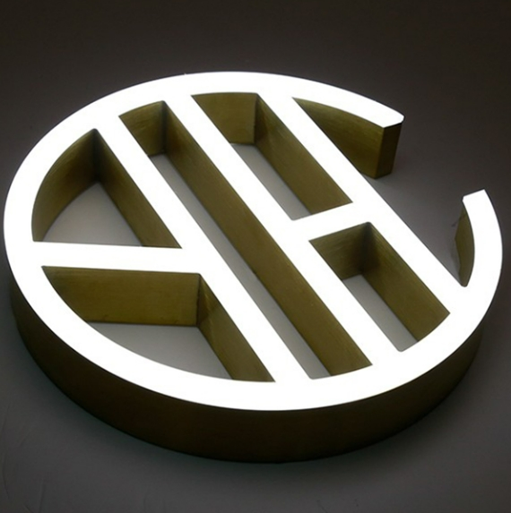 Outdoor Stand Channel Face Lit Letter Signage 3D Display for Advertising Shop
