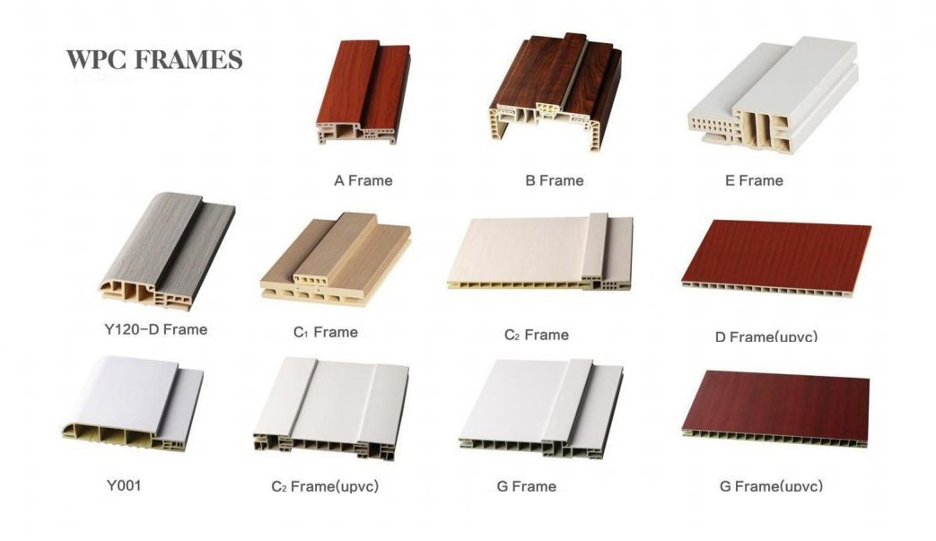 China Supplier Direct Sale WPC Bathroom Door Price Composite WPC Soundproof Plastic Wood Door