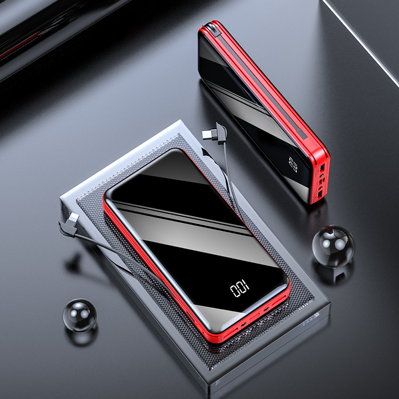 Портативный Power Bank 20000 мАч с зеркалом