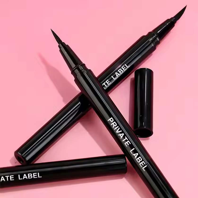 Wholesale Black Thin Tip Eye Liner Pencil Vegan Waterproof Liquid Eyeliner Private Label