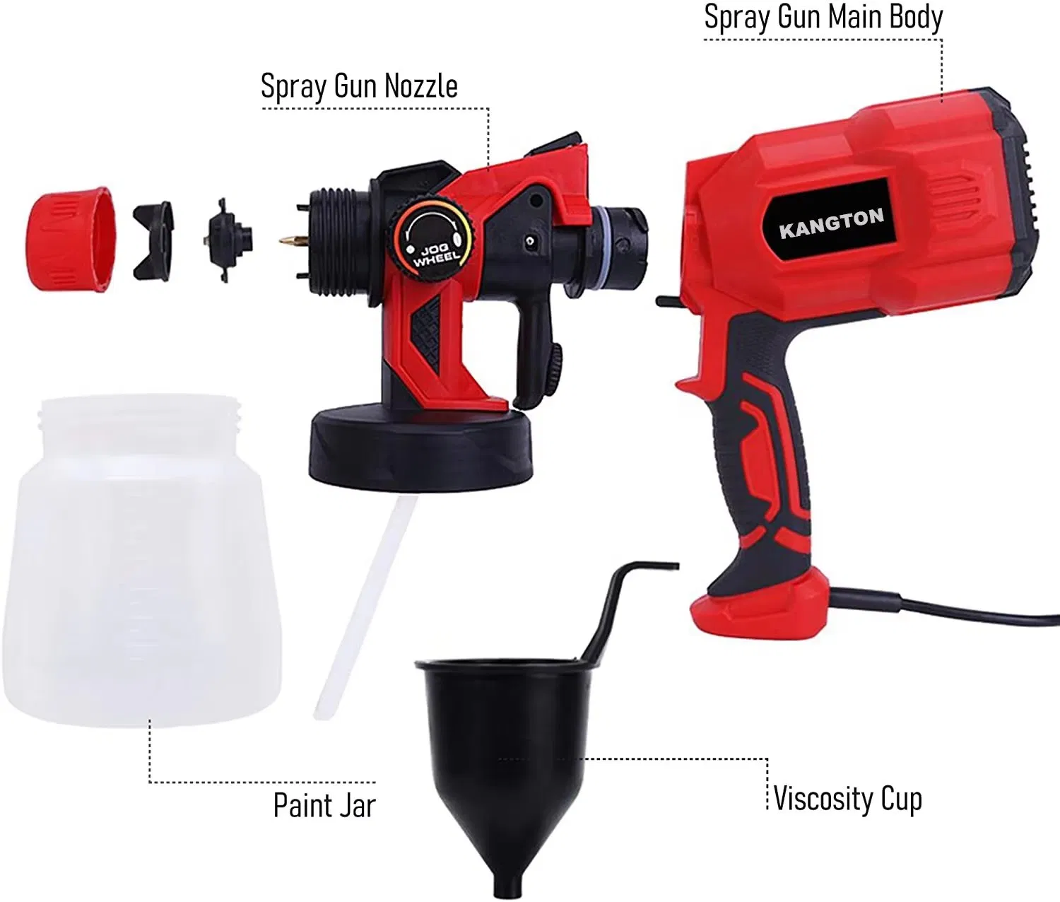 Rechargeable Battery Powered Spray Painting 18V Spray Gun