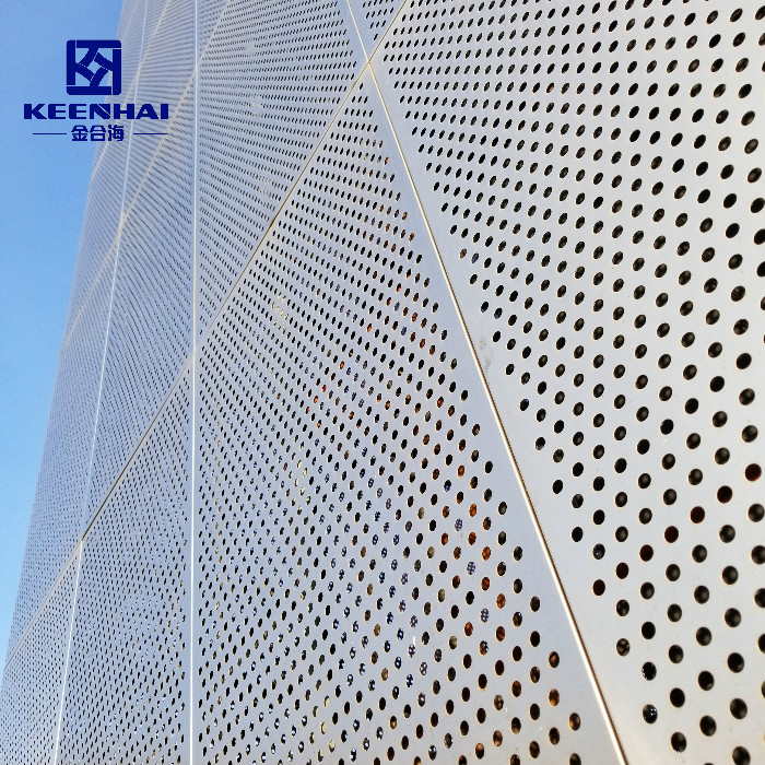 Perforated Metal Exterior Wall Cladding Aluminum Facade