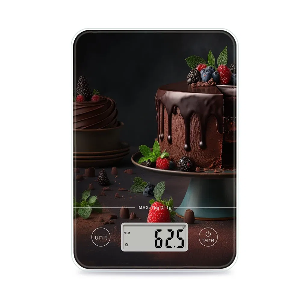 Кухонные весы электронные 7 кг с LCD дисплеем