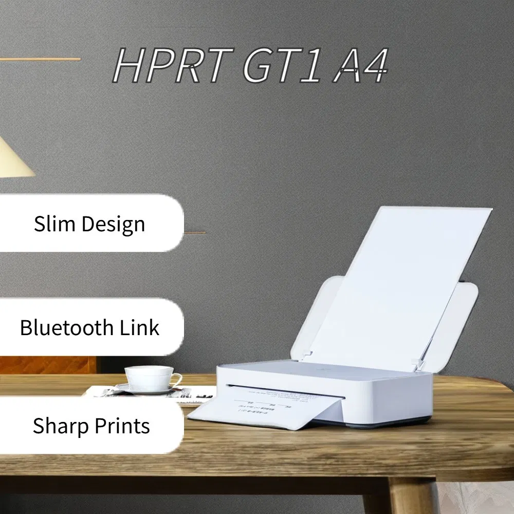 HPRT Hanin GT1 A4 Paper Size Portable Mobile Thermal Transfer Bluetooth Wifi Printer