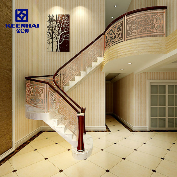 Luxury Design Cast Aluminum Stair Railing Balustrade