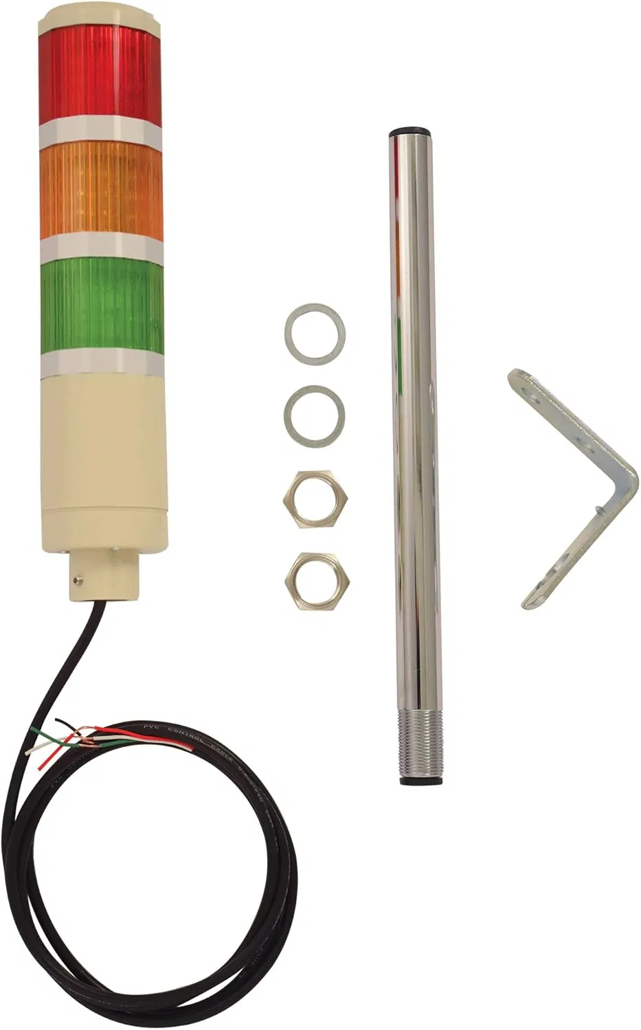 Анодные световые сигнальные башни с поворотным основанием, 12/24 В DC