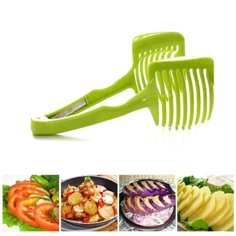 Cooking Tools Plastic Potato, Tomato, Lemon Slicer and Shredder Cutter Tool Holder