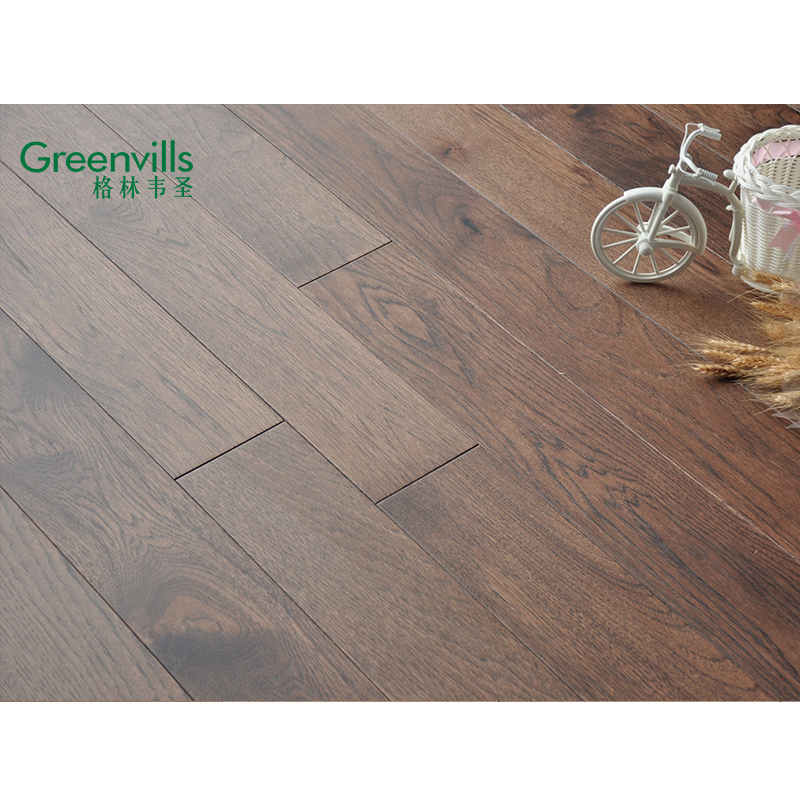 Strong Density Solid Hickory Flooring Hardwood 18mm Thick