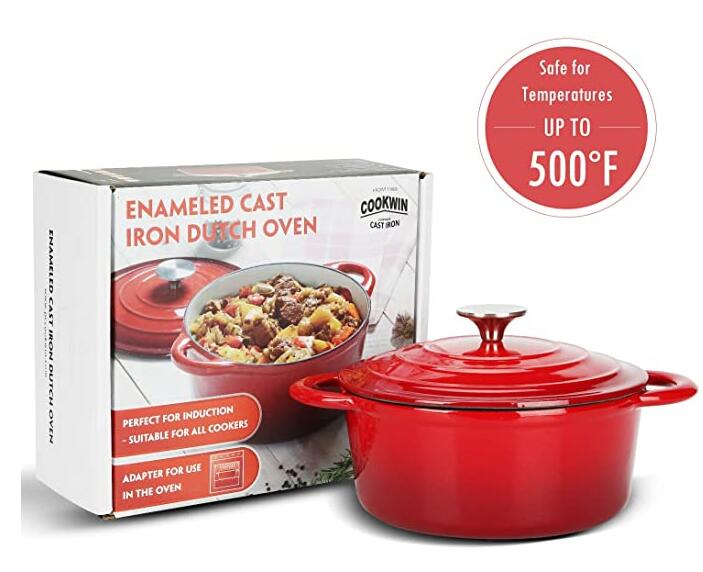 2.7L Cast Iron Casserole/Cast Iron Cookware BSCI LFGB FDA Approved