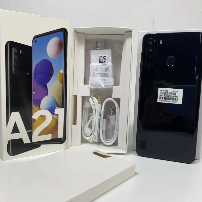in Stock Second Hand Used Phone for A21 6.5 Inches 4G Android Cell Phones