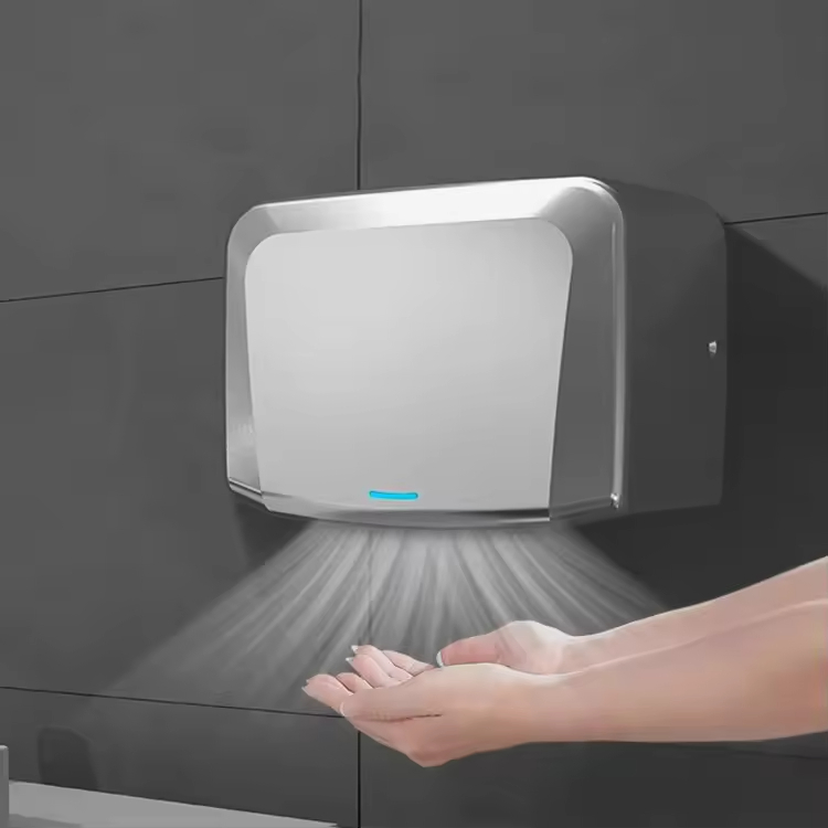 Hlk New Stainless Steel High Speed Electric Hand Dryer Commercial Infrared Sensor