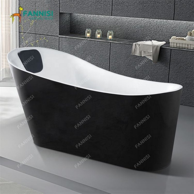 Hotel Simple Design Bathtub Deep Soaking Freestanding Bathtub Bathroom Tubs