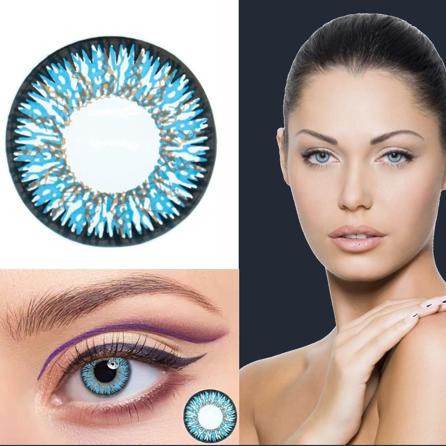 Yearly Use Natural 14.20mm Color Contact Lens for Eyes Women Men Cosmetic Makeup From Factory / Can OEM