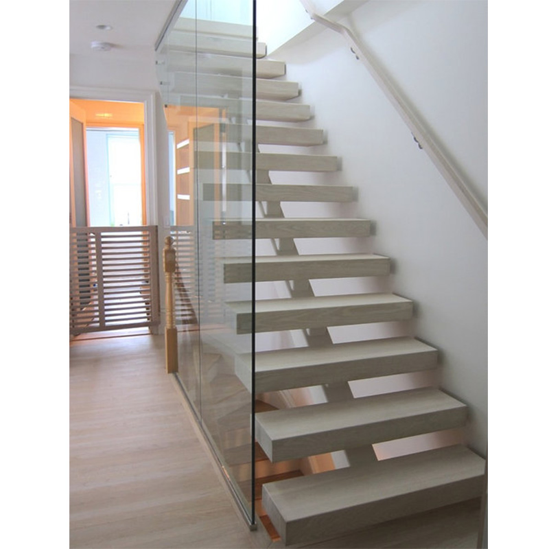 Modern Central Beam Steel Staircase Design