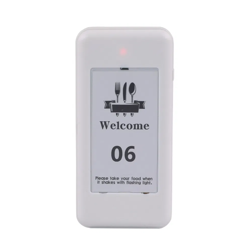 Restaurant Pager System 10 Pagers White Pager for Food Truck Cafe Shop
