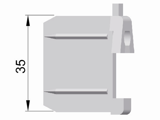Brush Insert Plastic Stopper Locking Bolt