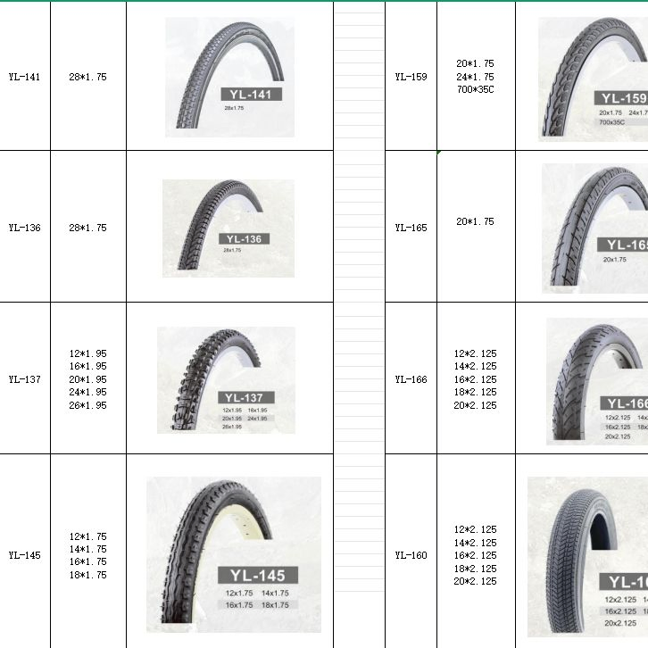 Бескамерная велосипедная покрышка Fujianyu