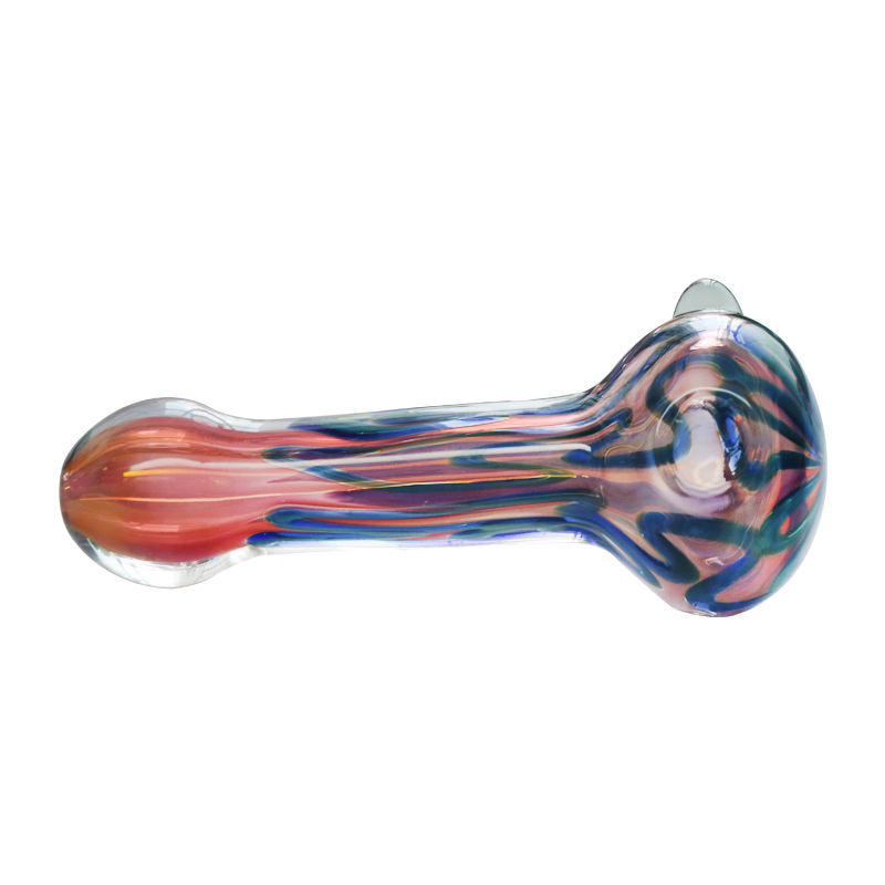 Portable High Borosilicate Glass Colorful Personality Line Glass Pipe High Temperature Resistant Glass Pipes