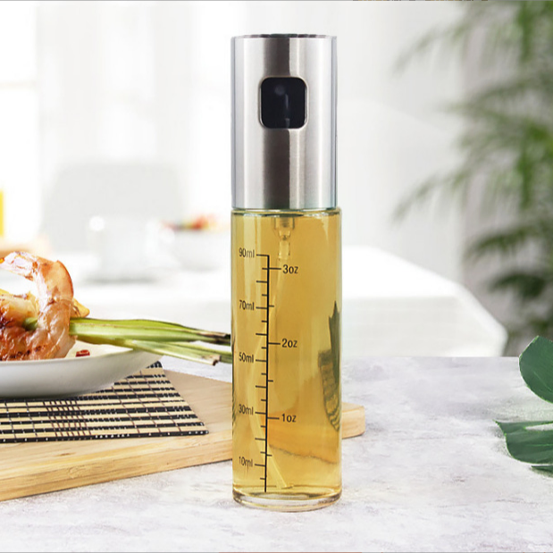 100ml Household Oil Spray Bottle Barbecue Oil Kettle Seasoning Bottle for Kitchen
