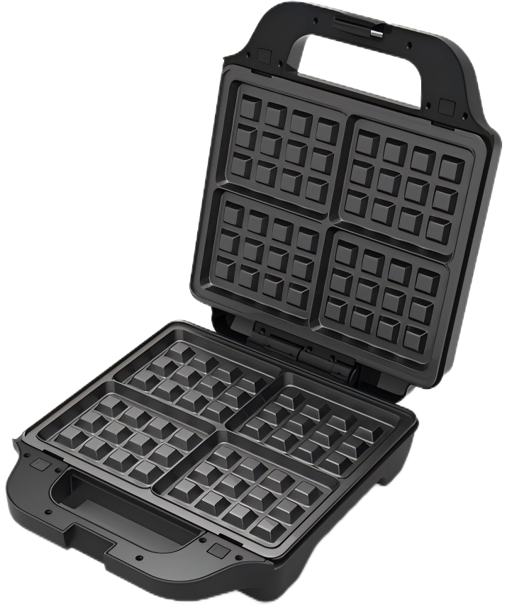 4 Slice Stainless Steel Sandwich Maker Cool Touch Housing