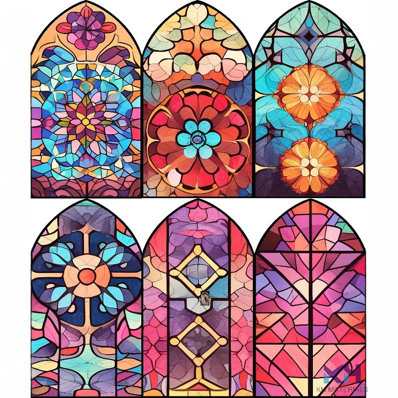 Unique Tiffany Glass Designs for Church Windows and Wall Art