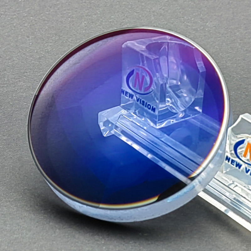 Semi Finished Photochromic 1.56 UV++ Blue Cut Single Vision Optical Eyeglasses Lens