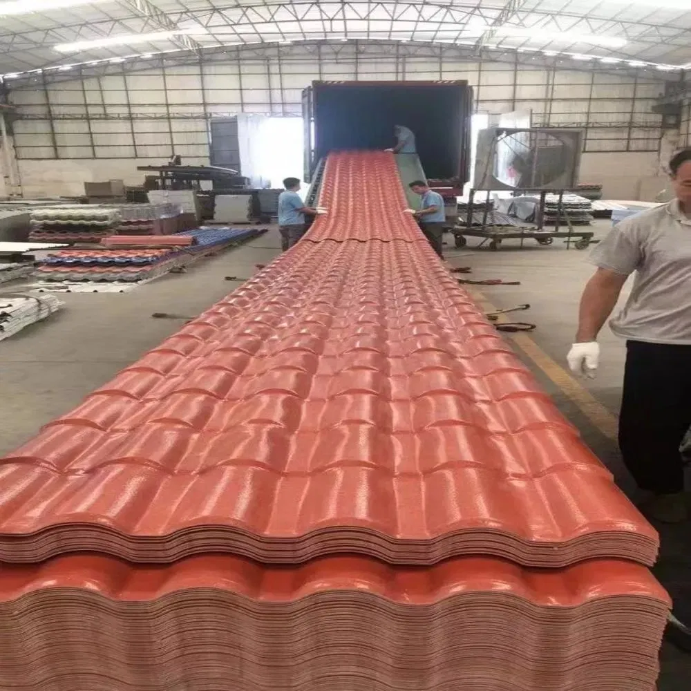 ASA Surface Synthetic Resin PVC Roofing Tile
