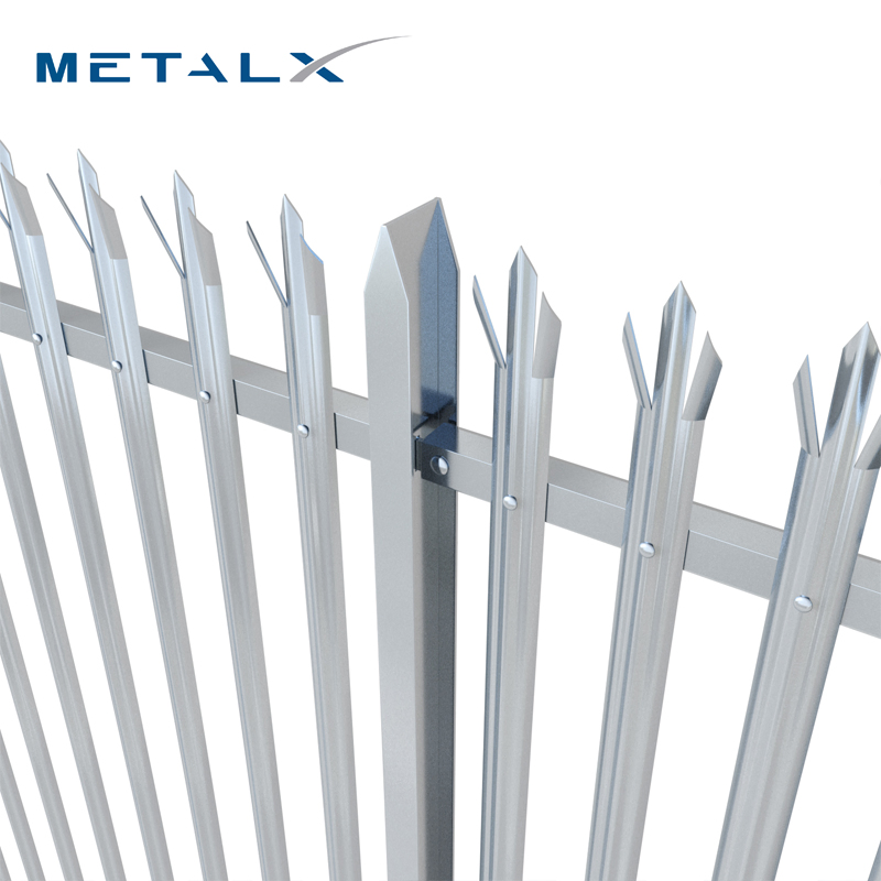 Fencing Panels Steel Palisade Matting Fence Gate Posts Galvanized Metal Fence