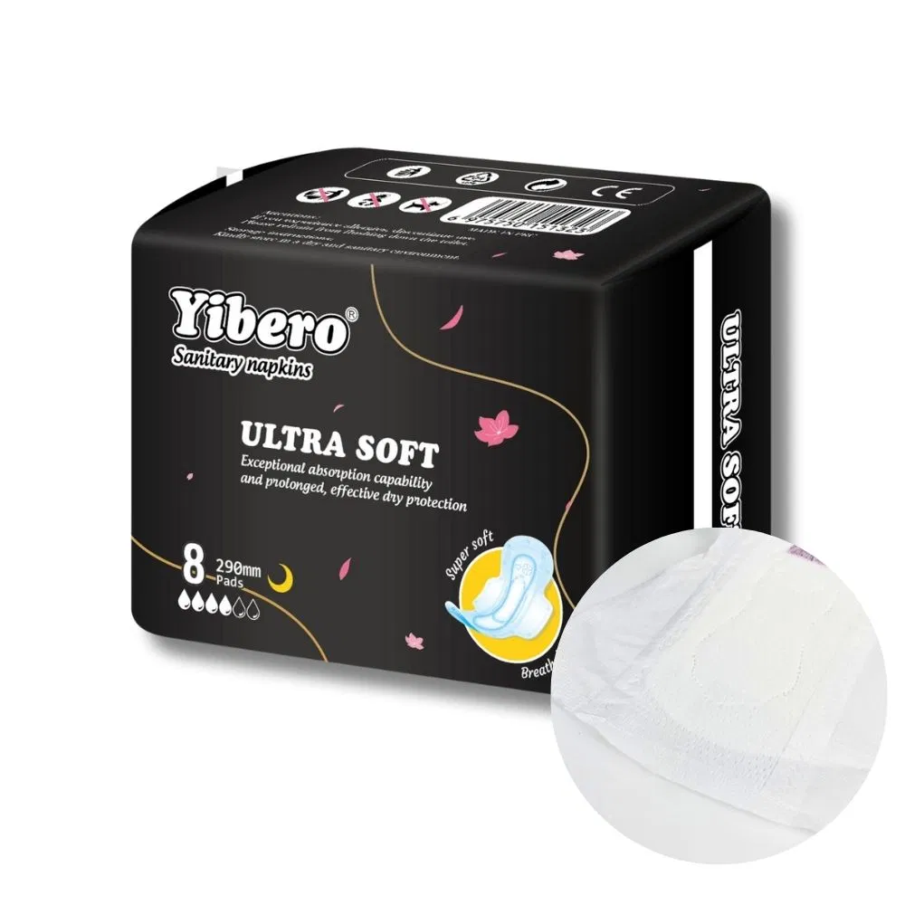 Good Price Without Flavor Pattern for Women Woman Sanitary Towel Ultra-Thin Pads