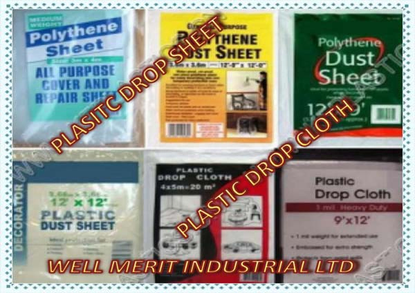 4*5mtelo Copritutto in Plastica/Abdeckfolie/Plastico Cubretodo