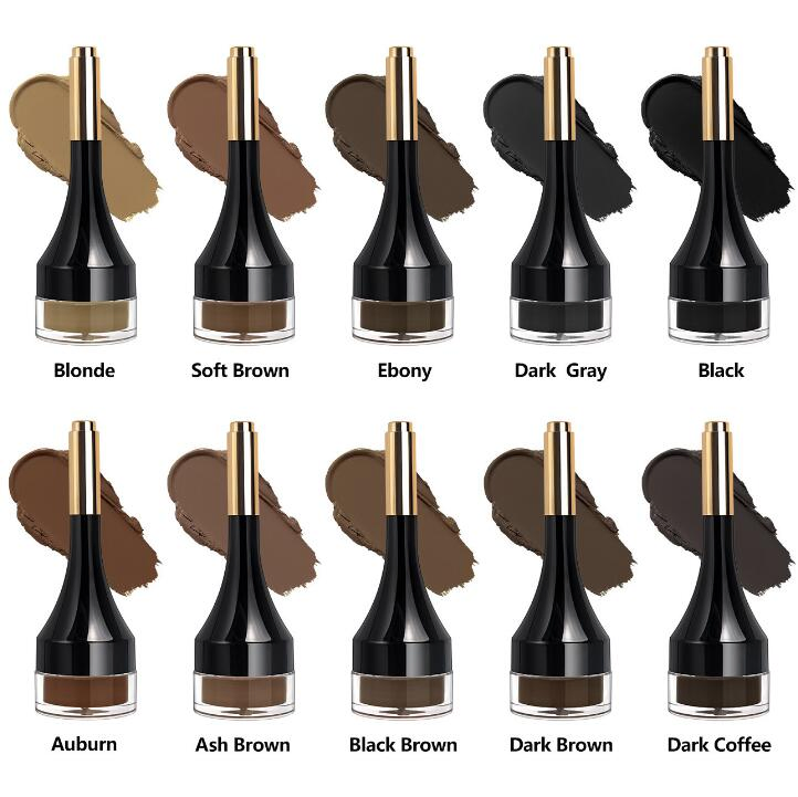Custom Vegan Eye Brow Cream Makeup Eyebrow Gel Waterproof Eye Brow Gel Eyebrow Pomade