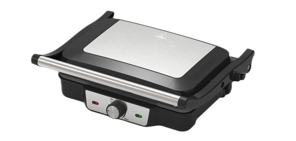 2 in 1 Food Grade Portable Steak Grill with Non-Stick Coating Face
