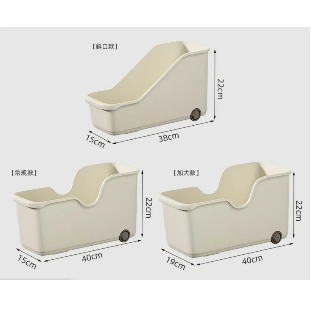 Пластиковый контейнер для хранения с колесиками