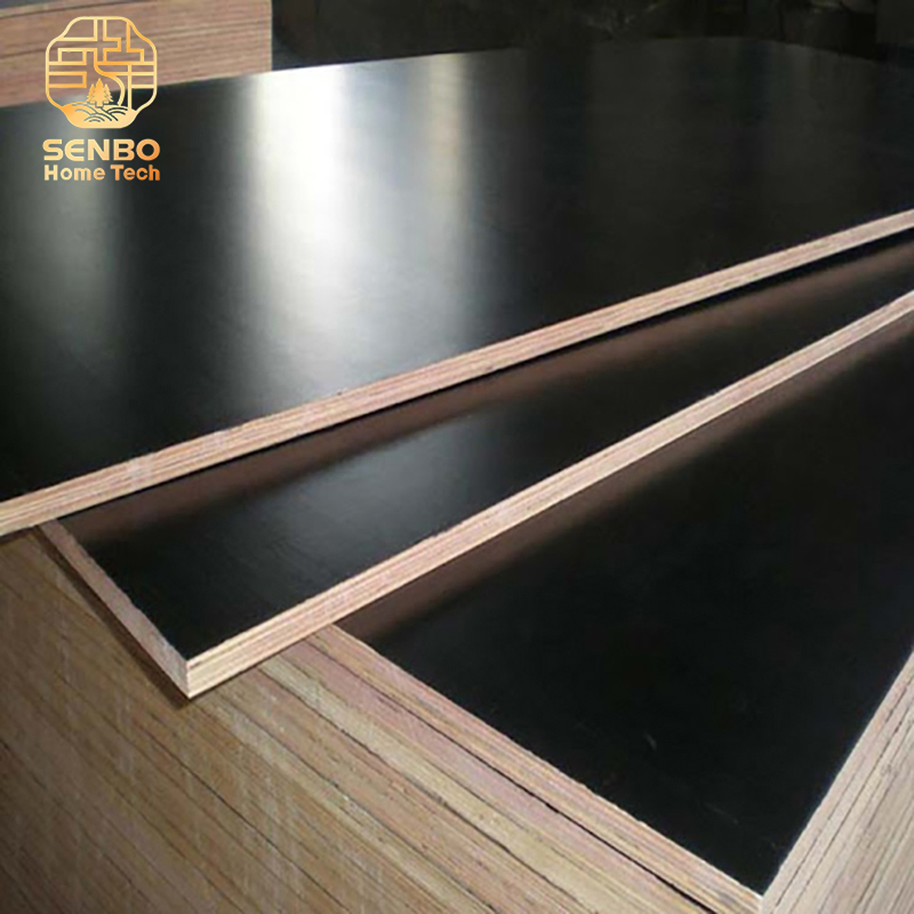 1220X2440mm*9/12/18 Black Brown Red Poplar Eucalyptus Combi Core Film Faced Plywood for Construction