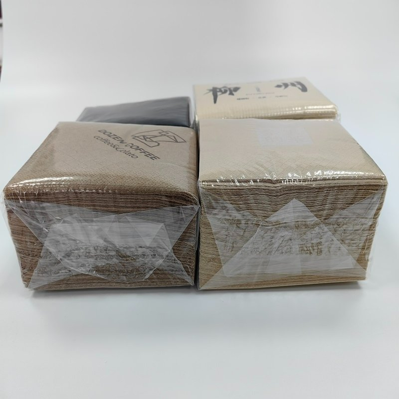 Napkins & Serviettes Tissue Paper Minifold Dispenser Napkins for Restaurant Customized Logo