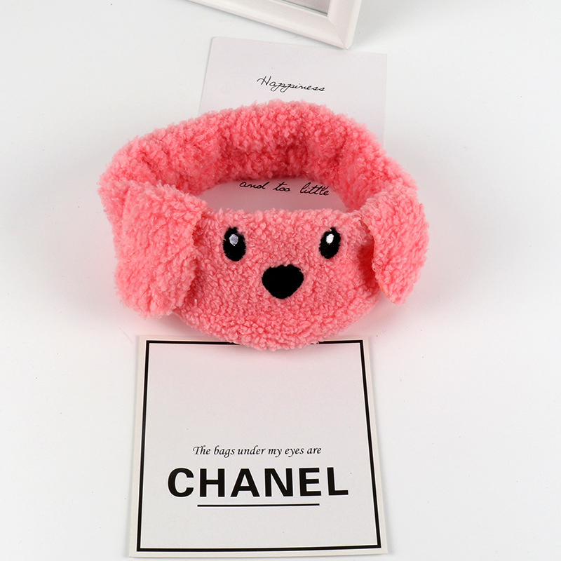 Embroidered Puppy Non-Slip Headband, for Face Washing & Makeup