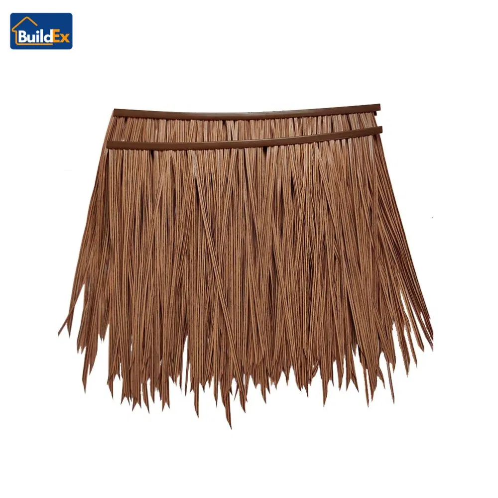 Premium Synthetic Palm Leaf Roofing Panels for Exotic Island Villas