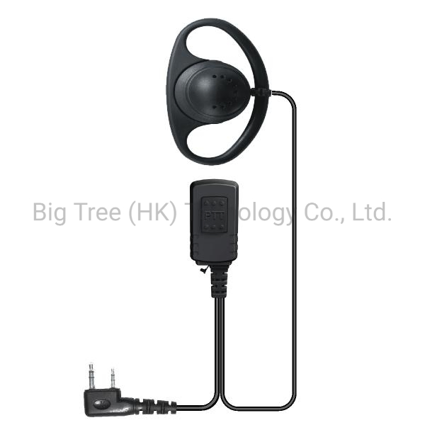 D Hook Earpiece Surveillance Kit for Nx-220 Nx-320 Two-Way Radios Plug Customized
